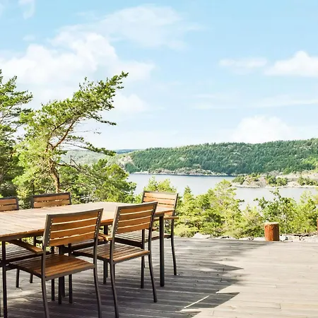 With Panoramic View Of Sandnesfjorden